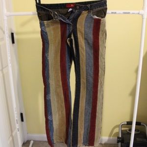 Vintage striped corduroy jeans